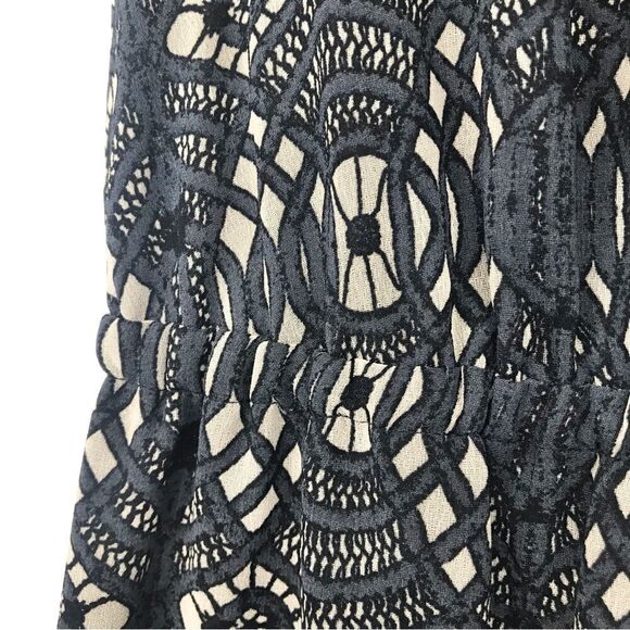 Madewell Blue Gray Geometric Lace Pattern Sleeveless Maxi Dress - Picture 12 of 14